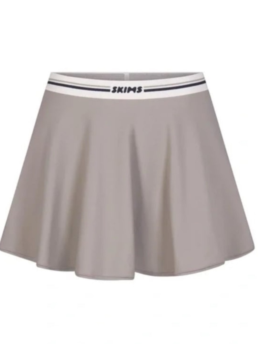 NEW Skims Fits Everybody Logo Skort (Skirt with built in shorts) Smoke Large